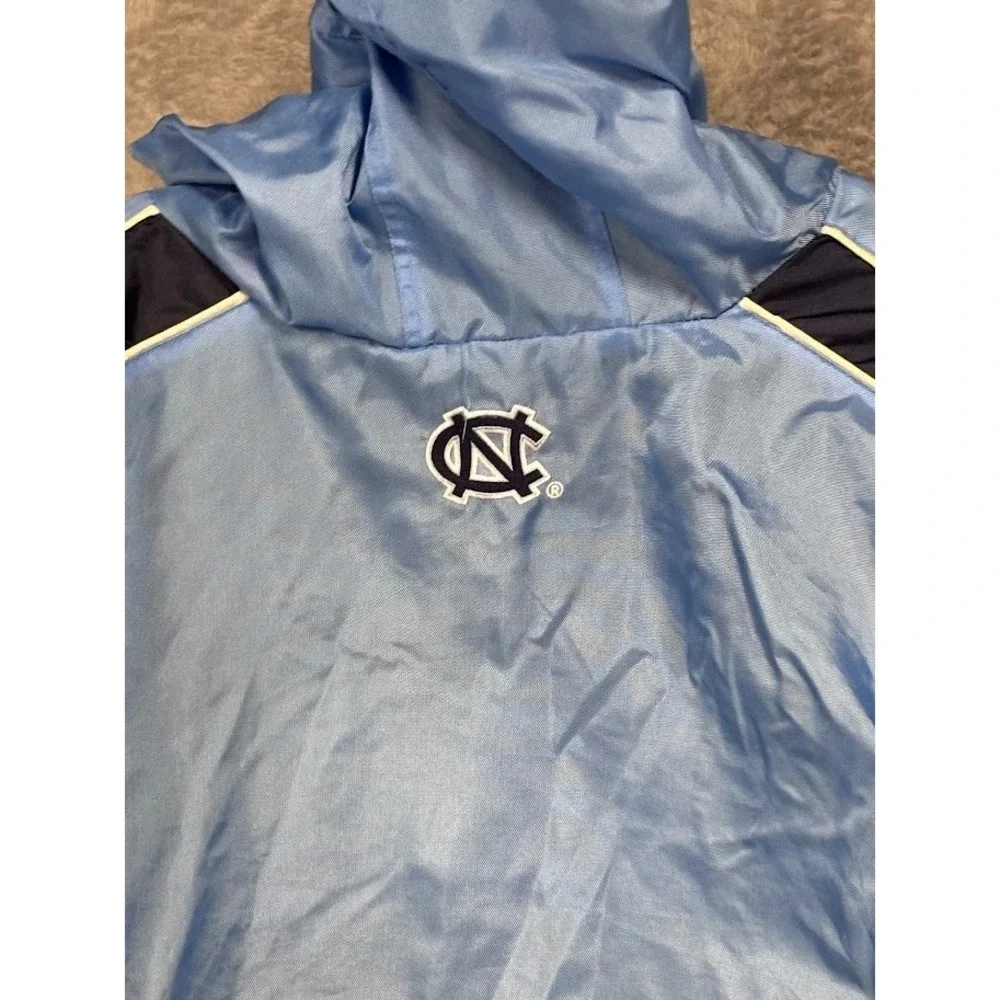 North Carolina Tar Heels Hooded Jacket Men Blue Full Zip NCAA XL Heavy ‎ Size XL